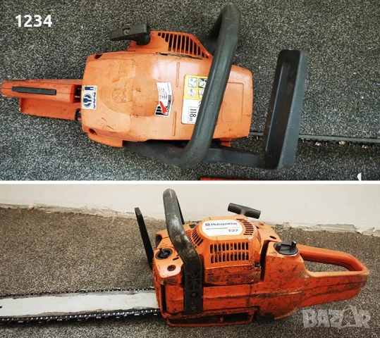 Бензинов верижен трион бензинопил HUSQVARNA 137 резачка за дърва , снимка 2 - Градинска техника - 51287699