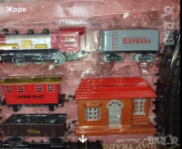 ДЕТСКИ ЕЛЕКТРИЧЕСКИ КЛАСИЧЕСКИ ВЛАК С ГАРА С ЗВУК И СВЕТЛИНА 20077, снимка 3 - Влакчета, самолети, хеликоптери - 47453075