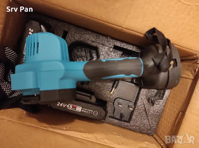 Мини електрическа резачка за дървета с 2 батерии 21 волта, снимка 2 - Други инструменти - 47579228