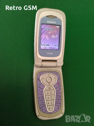 Siemens CFX65 без заден капак (БГ меню/отключен/нова батерия)