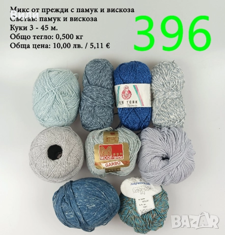 Евтини прежди в малки количества - нови и остатъци , снимка 13 - Други - 52042623