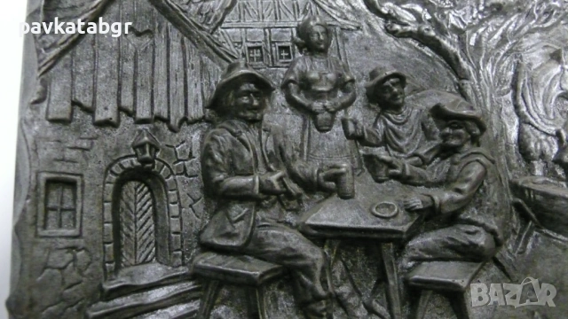 Метално пано, снимка 4 - Антикварни и старинни предмети - 53066446