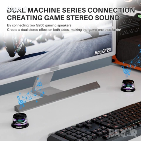 G200 RGB Bluetooth Колонка, снимка 9 - Bluetooth тонколони - 53052445