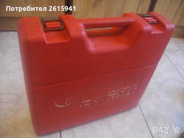 Куфар За Инструменти-ROTHENBERGER Industrial-Немски Голям-Почти Нов-Отличен-370х340х90мм, снимка 2 - Куфари с инструменти - 43569369