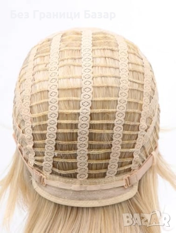 Нова Руса винтидж перука с бретон 24" за Хелоуин, карнавал и cosplay, снимка 6 - Аксесоари за коса - 52300617