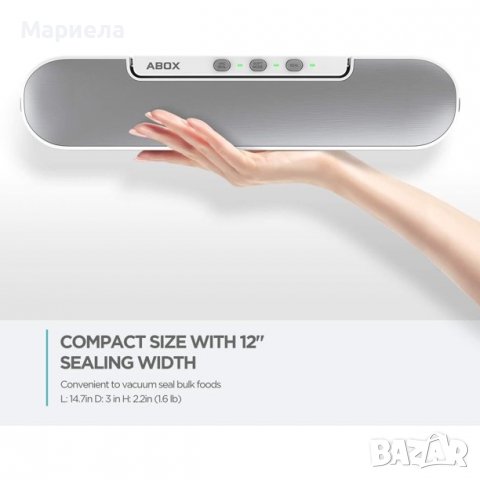 Машина за вакуумиране на храна, Вакуум машина су вид, sous vide + 10плика, снимка 3 - Други - 38060003