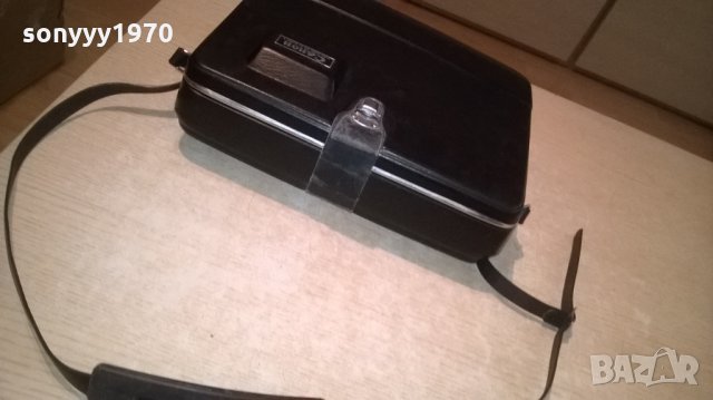 поръчан-canon-japan-кожен куфар/чанта-29х26х9см-внос франция, снимка 6 - Чанти, стативи, аксесоари - 26788094