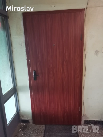 Масивна метална врата за монтаж върху дървена каса – 195.5/81.5 см