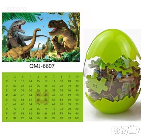 Пъзел с динозаври – 100 части , снимка 6 - Игри и пъзели - 52740450