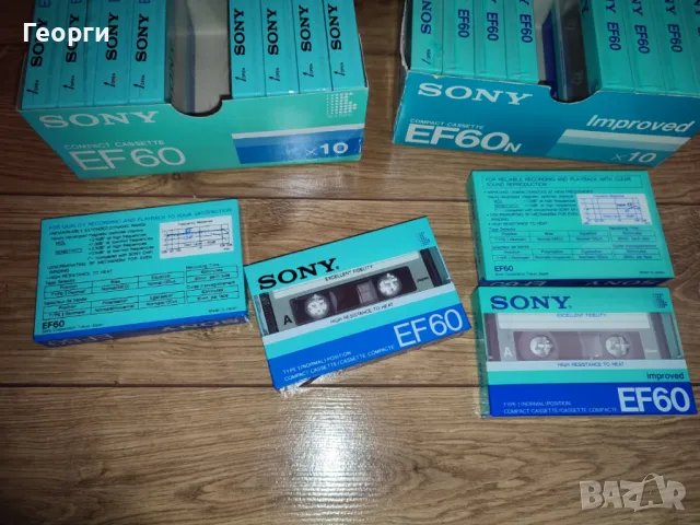 Аудио касети SONY EF60 , снимка 5 - Аудио касети - 47563742