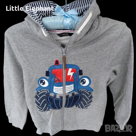 Суитчер за момченце на 5-6 години"Big truck",Англия/нов