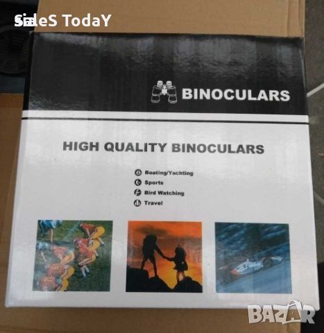 Бинокъл 20x50 Hd Мощен военен бинокъл High Zoom Телескоп  , снимка 3 - Оборудване и аксесоари за оръжия - 28338609