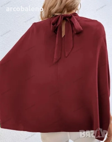 Модна дамска риза с плътен цвят, 3цвята , снимка 3 - Ризи - 40867487