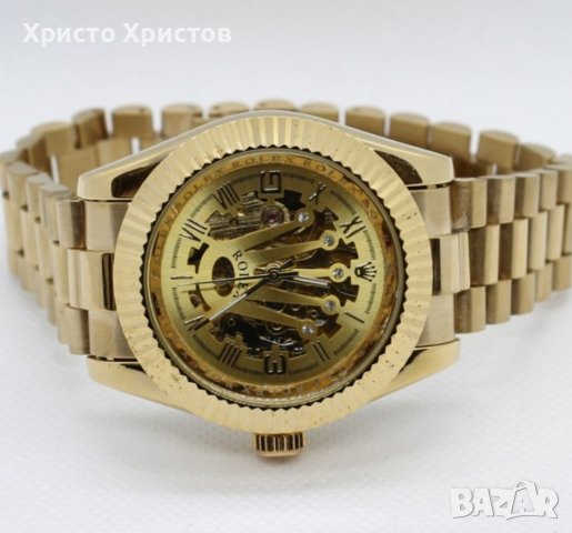 Дамски луксозен часовник Rolex Crown Skeleton , снимка 15 - Дамски - 37047692