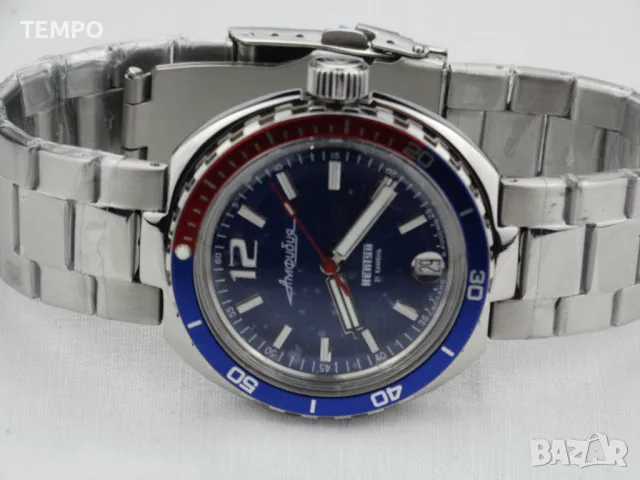 ВОСТОК АМФИБИЯ АВТОМАТИЧЕН ref: 960759 - “НЕПТУН”  , снимка 11 - Мъжки - 46930518