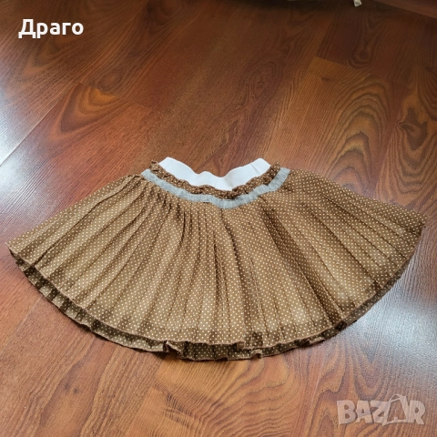 Пола Monna Lisa кафява, за възраст 4г...6г, снимка 2 - Детски рокли и поли - 52355829