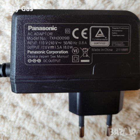  Panasonic TXH0009B 12V 1.5A 18W Адаптери, снимка 1 - Други - 37221191