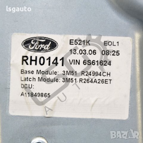 Механизъм заден десен стъклоповдигач Ford Focus C-MAX(2003-2007) ID:87600, снимка 2 - Части - 38154539