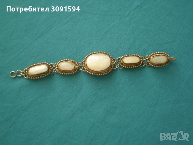 Възрожденска гривна, фолклор със бял седеф, снимка 9 - Антикварни и старинни предмети - 37472431