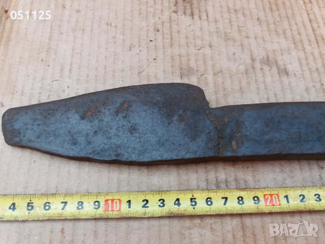 масивен кован сатър, инструмент - възраждане , снимка 11 - Антикварни и старинни предмети - 37348857