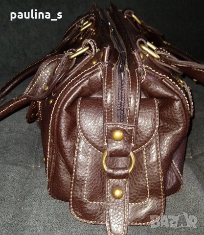 Ергономична дамска чанта в кафяво / кафява чанта , снимка 4 - Чанти - 28276910