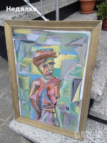 Картина,масло, неизвестен автор , снимка 7 - Картини - 38761031