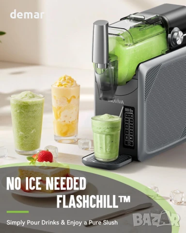 INOVIVA машина за скрежина слуши за дома, 2.0 л, не е необходим лед, 5 режима, снимка 2 - Кухненски роботи - 51156395