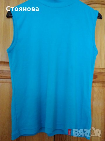 Дамско поло без ръкав - 100% памук, снимка 7 - Тениски - 33035100