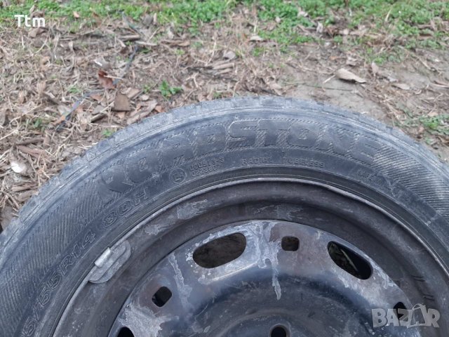 Летни гуми с железни джанти , снимка 5 - Гуми и джанти - 39596711
