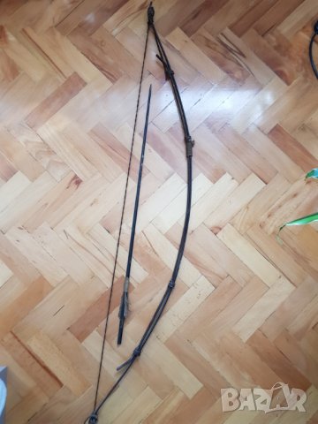 Стар метален лък-ръчна изработка, снимка 2 - Антикварни и старинни предмети - 33489829