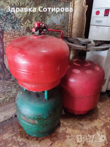 Газова отоплителна печка на газ пропан бутан - най-евтиното отопление! Туристически газови бутилки.