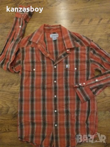 carhartt - страхотна мъжка риза КАТО НОВА , снимка 7 - Ризи - 35246653