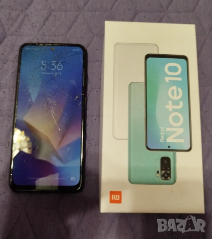 Xiaomi Redmi note 10- счупен дисплей 