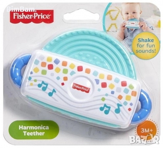 Бебешка дрънкалка гризалка - Хармоника - Fisher Price