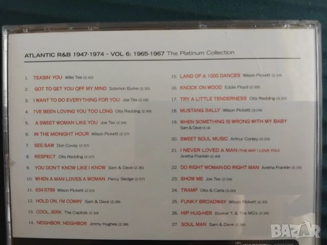 Atlantic R&B Volume 6: 1965-1967  - оригинален диск музика компилация, снимка 2 - CD дискове - 52955282