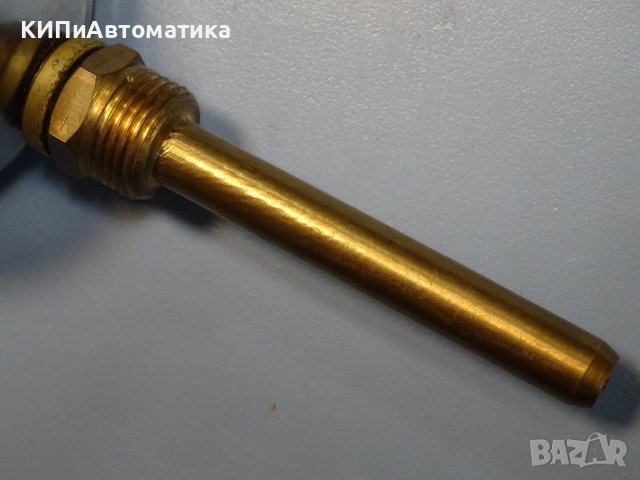 биметален термометър NUOVA FIMA Ø80 mm G1/2 0/+120°C L-80mm, снимка 4 - Резервни части за машини - 37195718