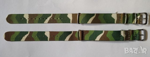 Текстилна каишка 18мм Нато Nato, снимка 2 - Каишки за часовници - 24554019