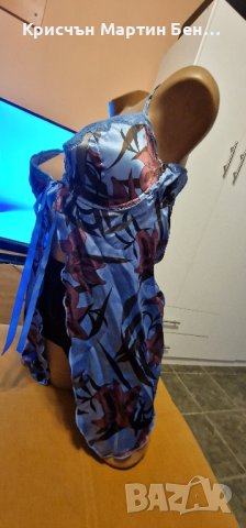 Комплект Сатен GEORGE/85B/L, снимка 3 - Корсети, бюстиета, топове - 43313670