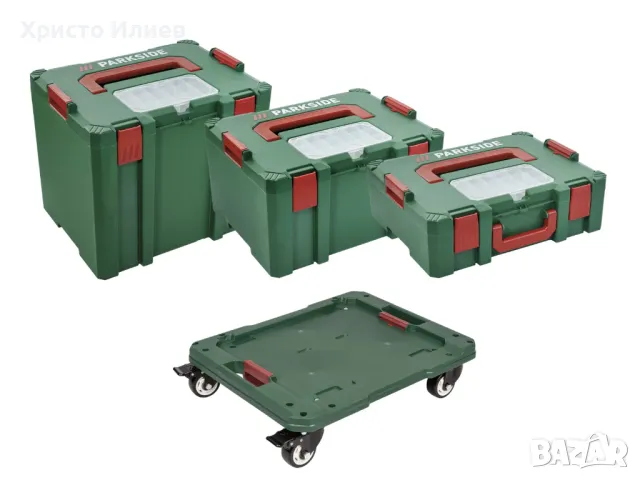 Tранспортна количка Parkside платформа помощна количка за работни куфари Парксайд 100кг, снимка 5 - Други инструменти - 49268516