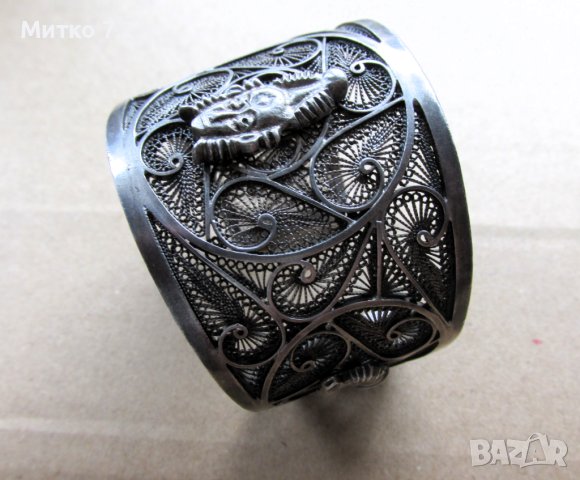 дамска сребърна гривна - 17, снимка 10 - Гривни - 43377124