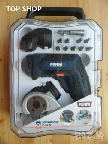 Акумулаторна отвертка и резачка 2 в 1 от Ferm CDM1146 , снимка 3 - Винтоверти - 48510553