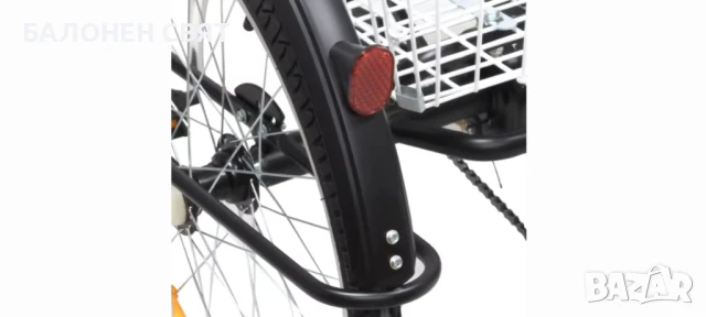 Семеен Триколесен Велосипед Триколка 24 цола 6 скорости, снимка 14 - Велосипеди - 50622258