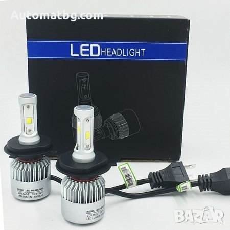 Комплект led лед диодни крушки за фарове Automat, H4 , 36w , 16000lm 12/24V, снимка 2 - Аксесоари и консумативи - 27610276