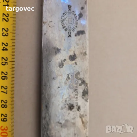 Уникат нож Солинген тризъбец, снимка 4 - Антикварни и старинни предмети - 47407148