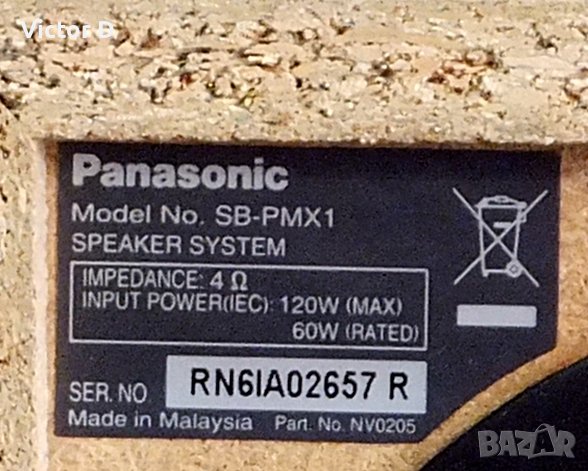 Panasonic SA-PMX1-Аудио система,дистанционно, снимка 10 - Аудиосистеми - 43515553
