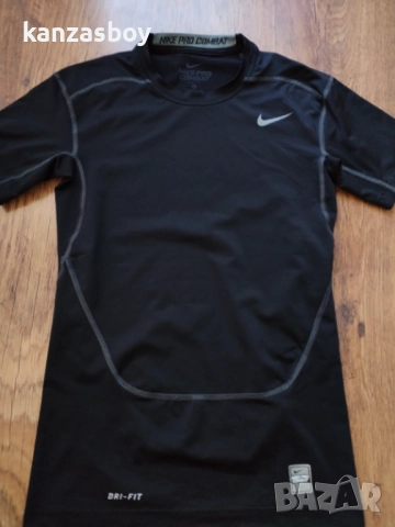 Nike Pro - страхотна мъжка тениска КАТО НОВА М, снимка 5 - Тениски - 51434754
