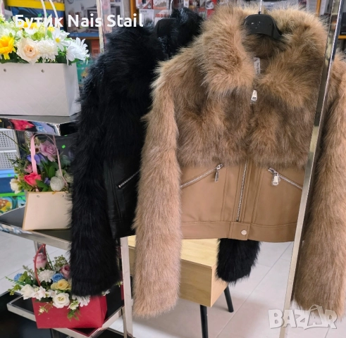 Дамско кожено яке!, снимка 5 - Якета - 51685590