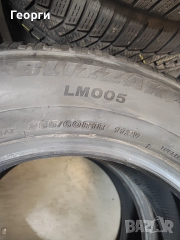 2бр.зимни гуми 255/60/18 Bridgestone, снимка 6 - Гуми и джанти - 52509111