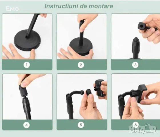 Мултифункционална стойка за телефон разтегателна чупеща глава, снимка 4 - Селфи стикове, аксесоари - 47755886