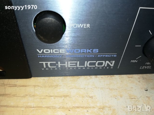  TC-HELICON VOICEWORKS HARMONY CORRECTION EFFECT-ВНОС GERMANY LK1EWC1111231951, снимка 5 - Ресийвъри, усилватели, смесителни пултове - 42950852